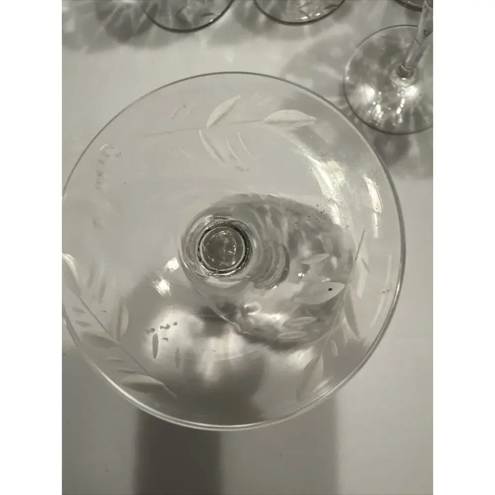 Spode by Rock Sharpe Set of 10 Crystal Liquor Cocktail Vintage Glass 5.5